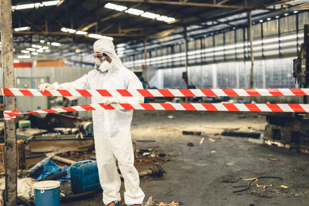 Professional Biohazard technician working in Bladensburg, MD